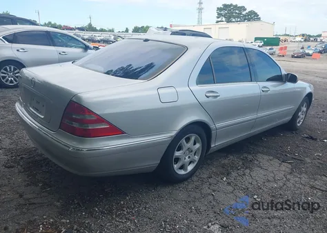 2001 Mercedes-Benz S 500 from USA, damaged, VIN WDBNG75JX1A155743